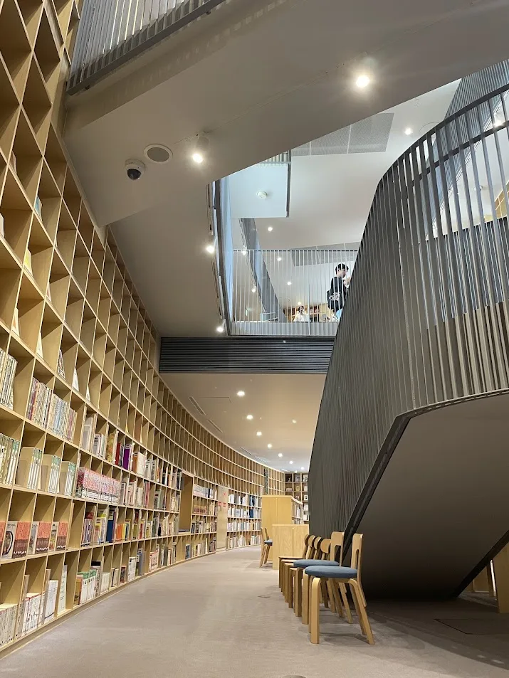Nakanoshima Children's Book Forest kien truc thu vien