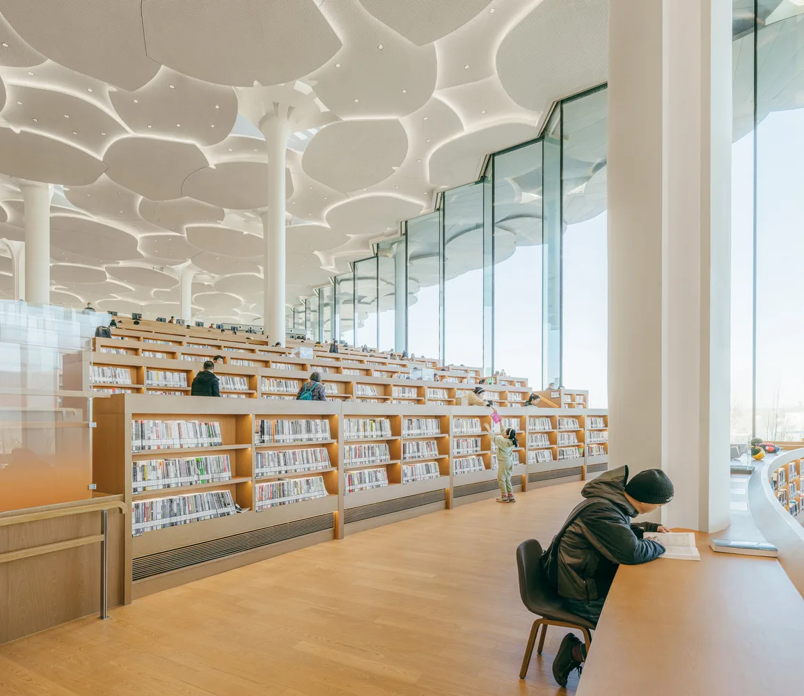 beijing library Snøhetta ECADI
