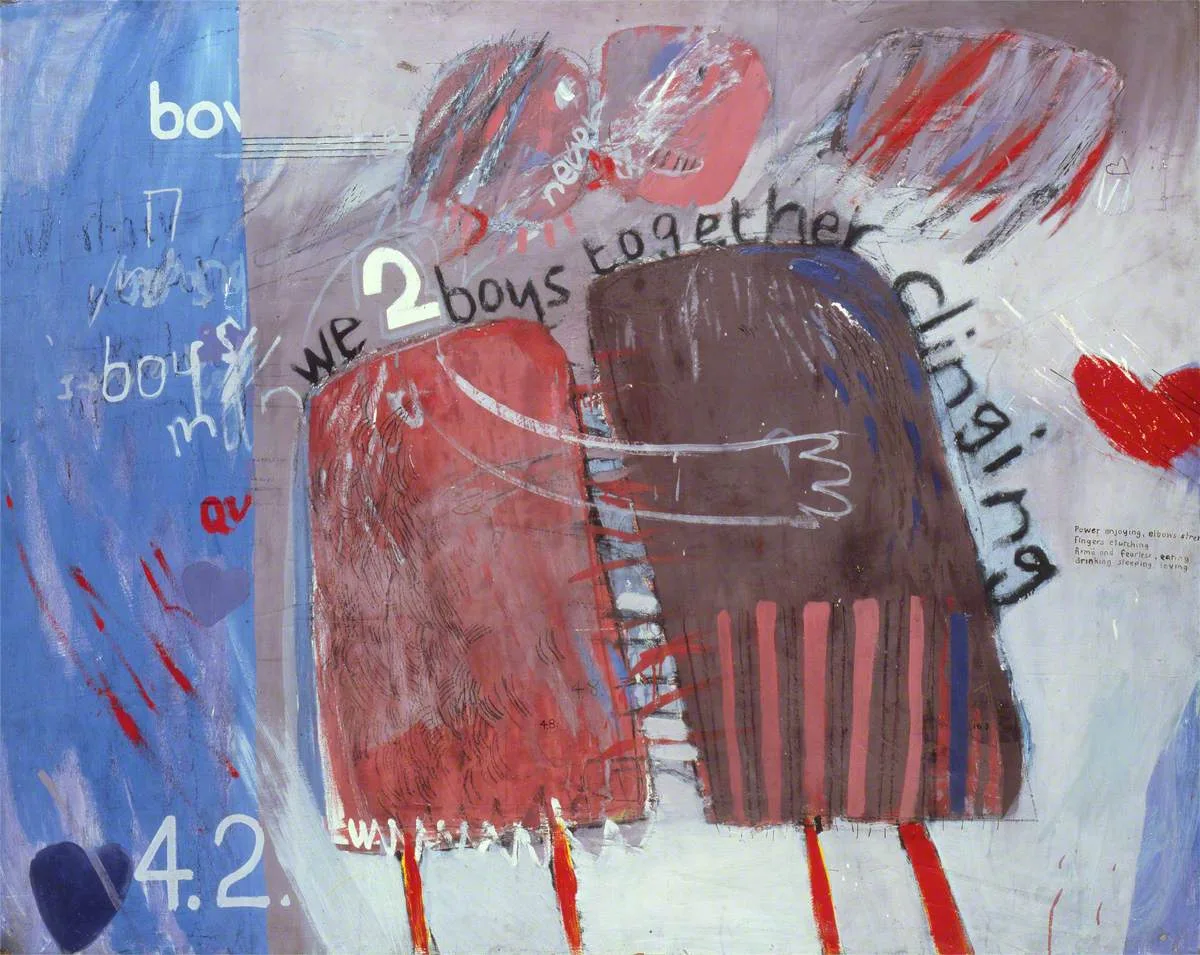 We Two Boys Together Clinging david hockney