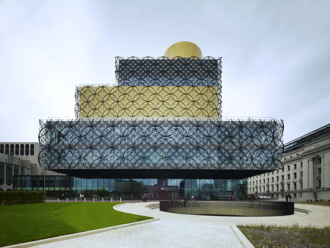 thu vien hien dai kien truc Library of Birmingham UK