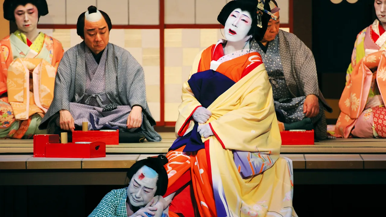 nghe thuat trinh dien kabuki ca vu ky nhat ban