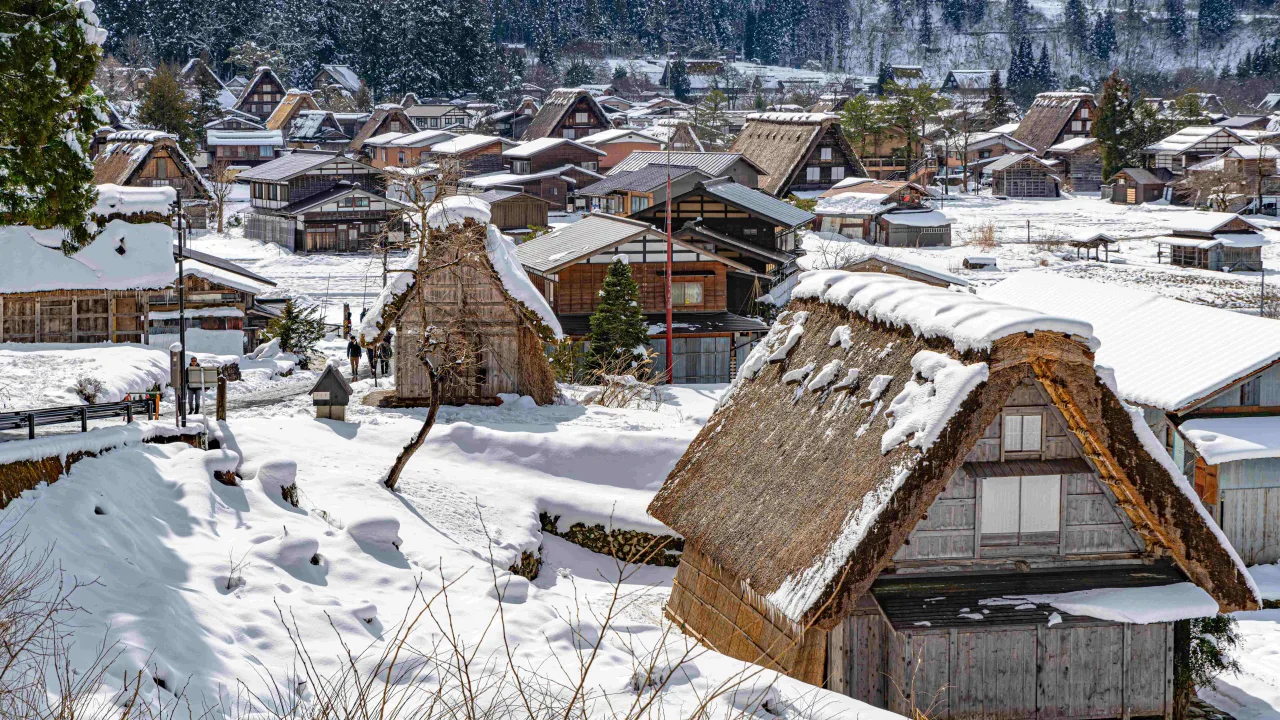 ancient village Ogimachi Shirakawa-Go Nhat Ban