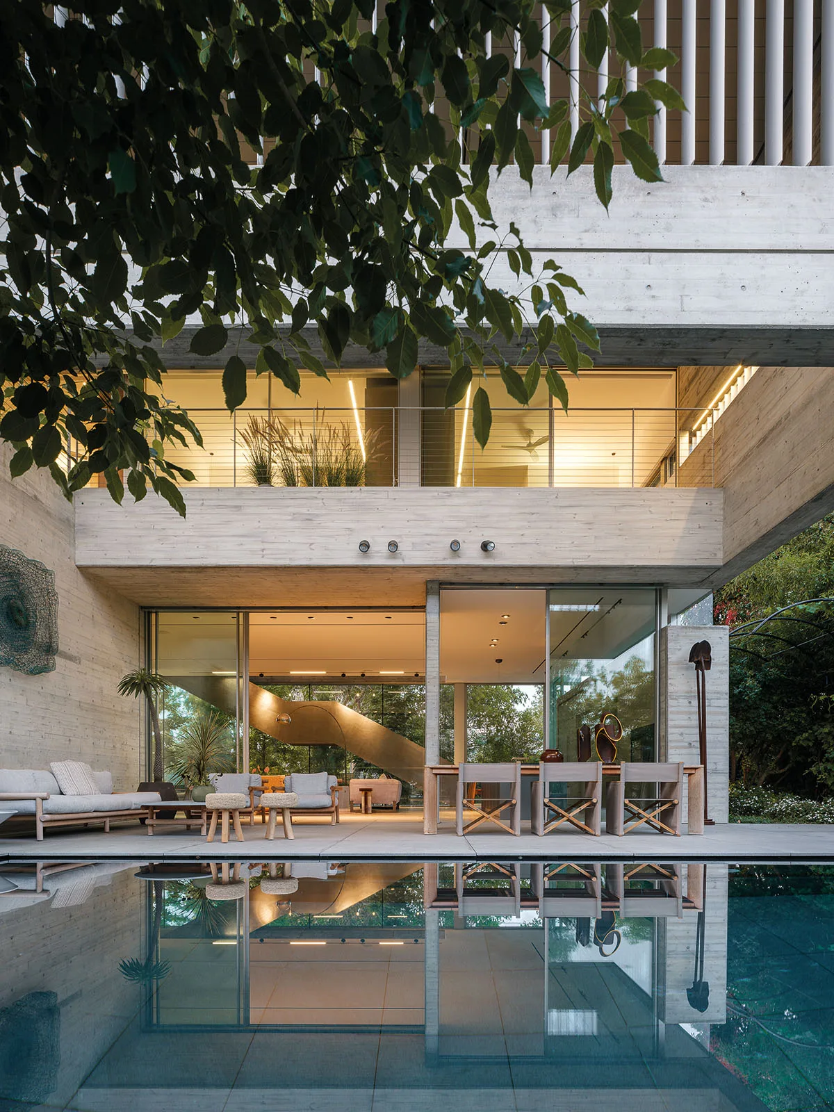 Biet thu Brutalist 1