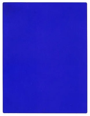 Blue Monochrome Klein Yves tranh xanh lam