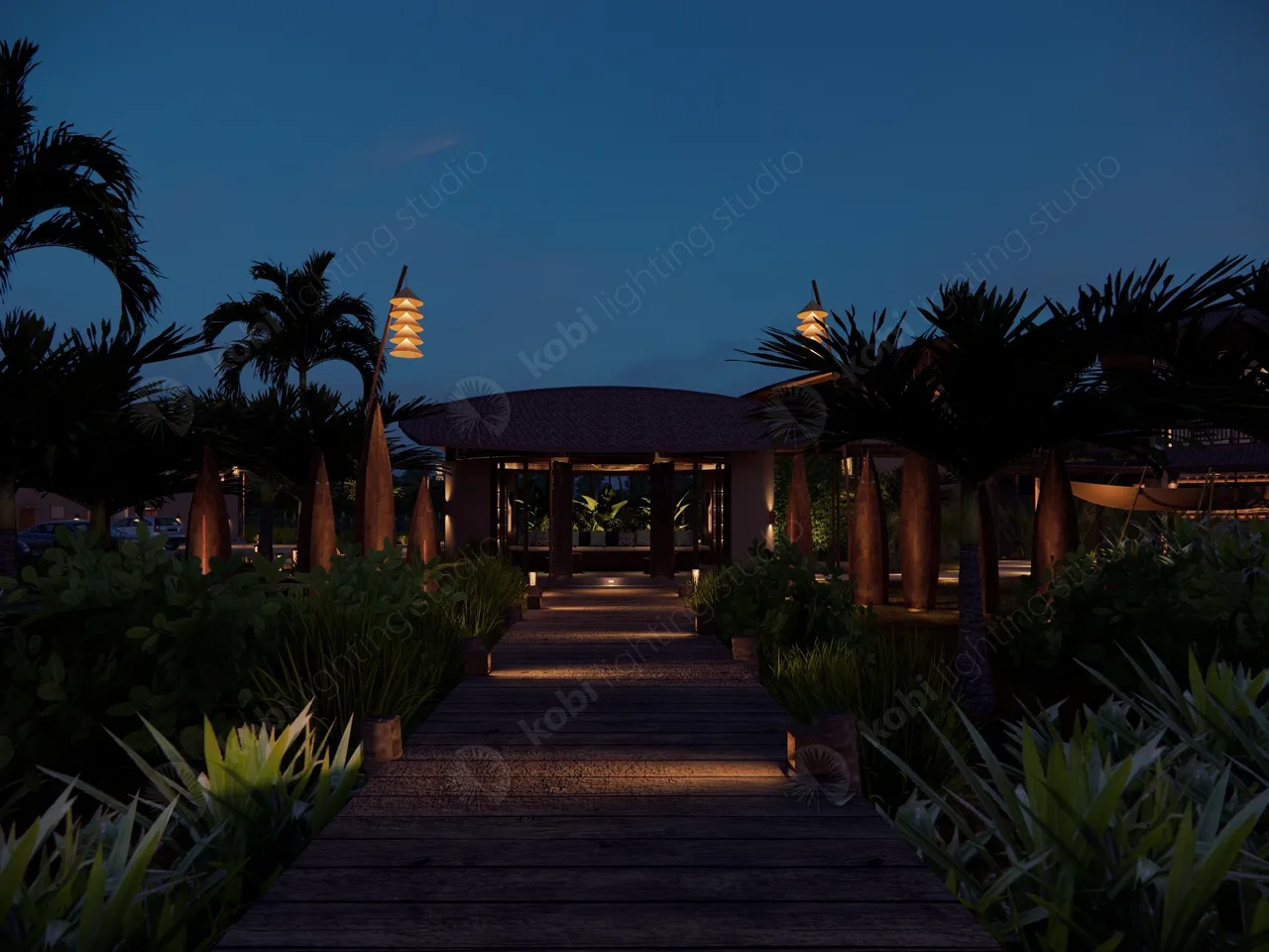 Namia River Resort kobi lighting studio