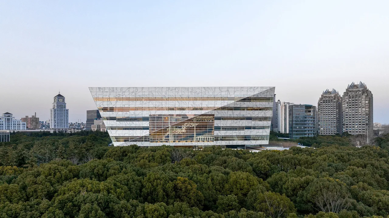 thu vien hien dai kien truc Shanghai Library East thuong hai