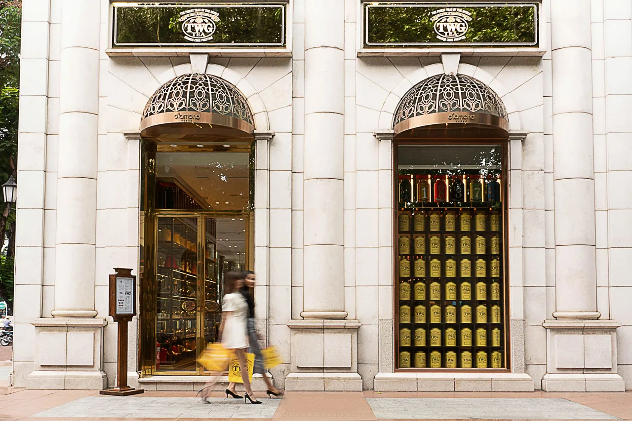 twg tea diamond plaza cua hang flagship