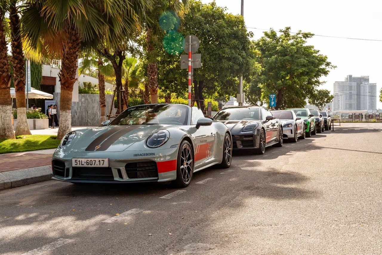 porsche viet nam cong vien apec da nang raceborn