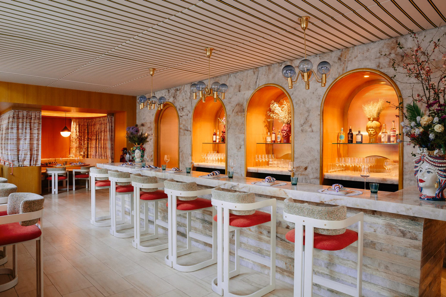 Quầy bar Alba Accanto da cam thach