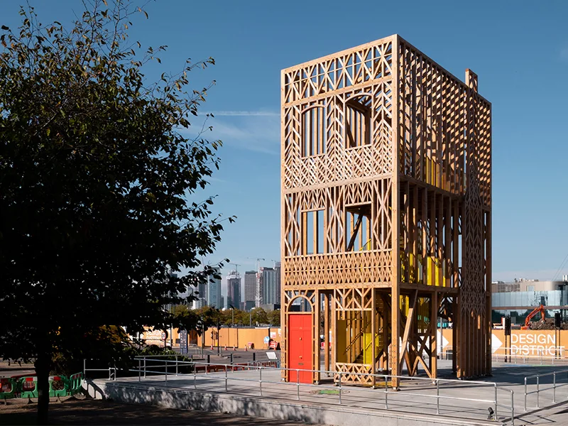 Studio Weave và đài quan sát giữa lòng London