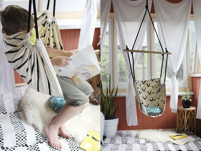 DIY: Sáng tạo ghế treo thư giãn cho không gian nhà bạn