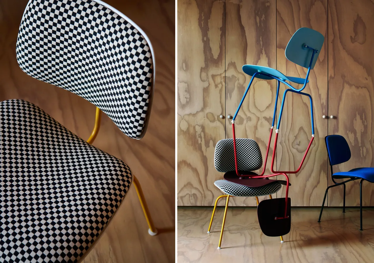 den coffire the paper log shell and core ghe bolster eames shell kelp