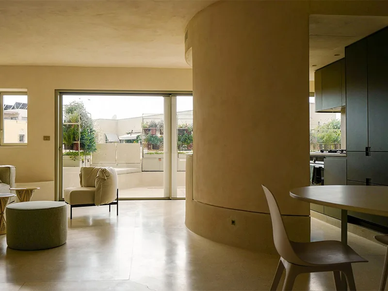 Jaffa Roofhouse - Tường cong uyển chuyển