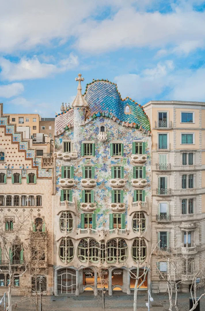 Casa Batllo kien truc barcelona di san antoni gaudi