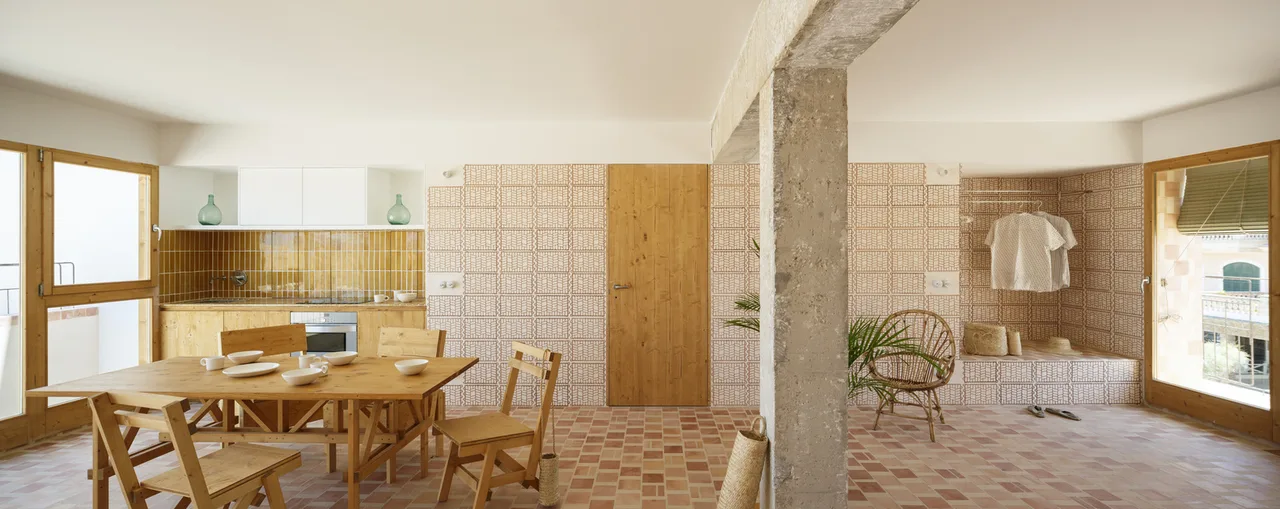 gach lat nen cong trinh flooring tiles Lodging Can Picafort TEd'A arquitectes