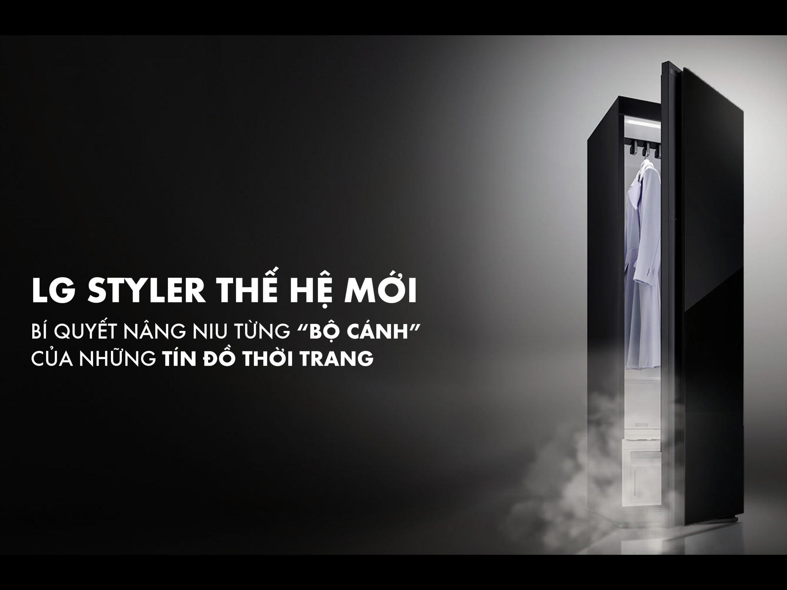 LG Styler thế hệ mới: Bí quyết nâng niu từng “bộ cánh” của những tín đồ thời trang