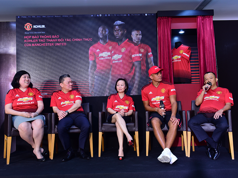 Thương hiệu Kohler công bố hợp tác chính thức với Manchester United