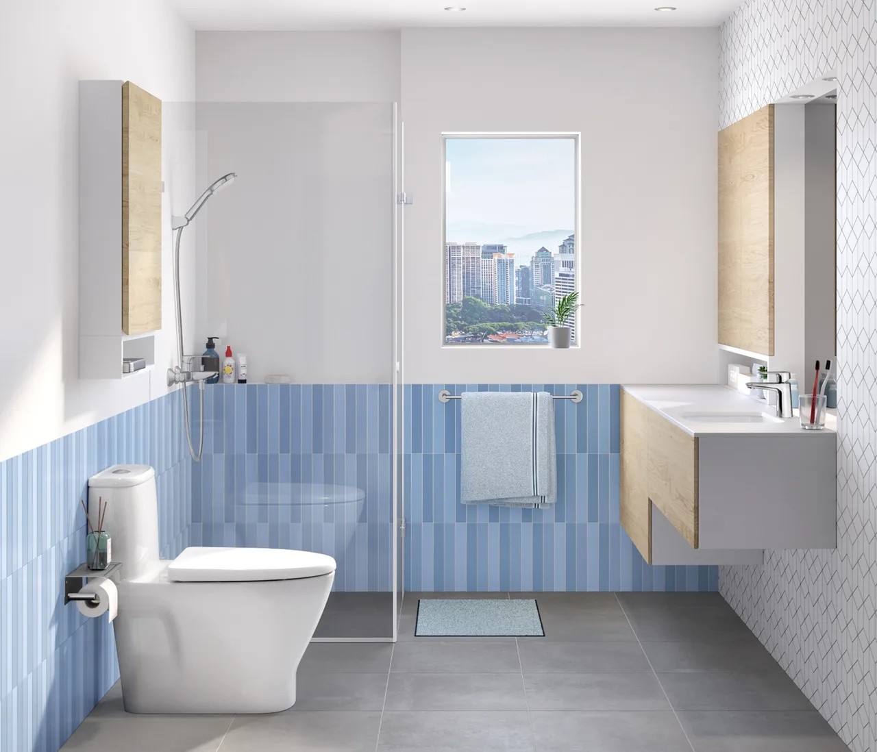 American Standard Loven Bathroom collection nha tam toilet