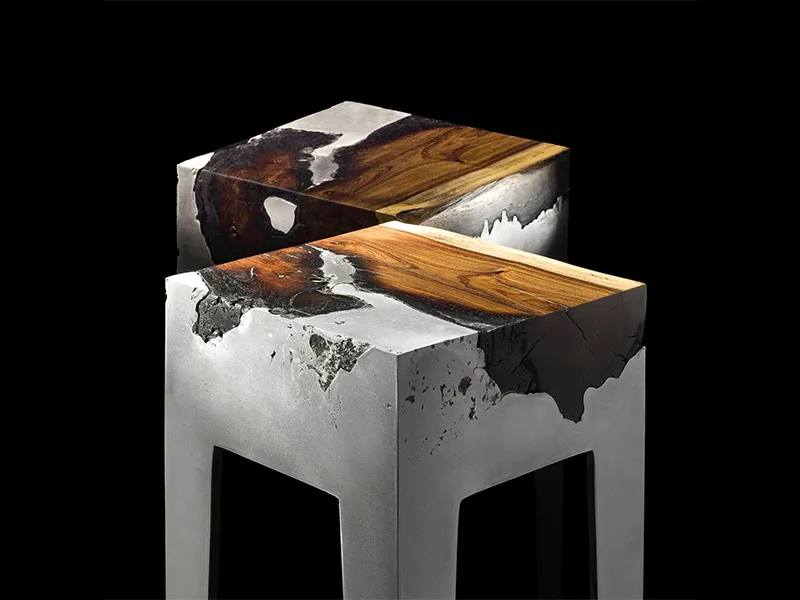 Sleek Furniture Collection - Gỗ tự nhiên kết hợp nhôm đúc