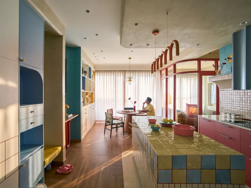 Căn hộ The Memphis Soul - Gian bếp dẫn dắt trải nghiệm sống - 1618 Design Studio