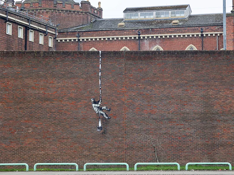 Banksy, Reading Prison và bức tường lịch sử