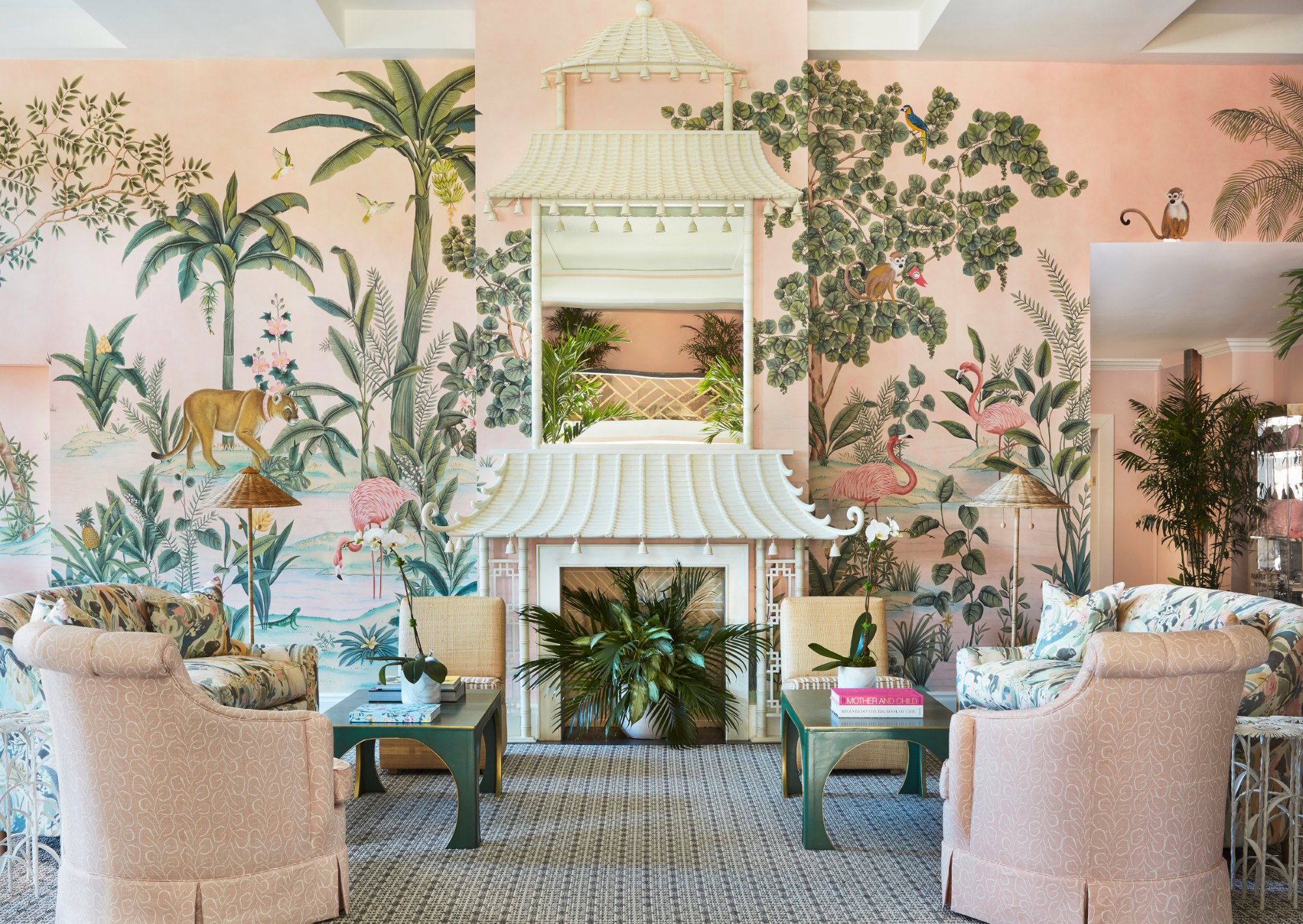 noi that hoa tiet giay dan tuong de gournay