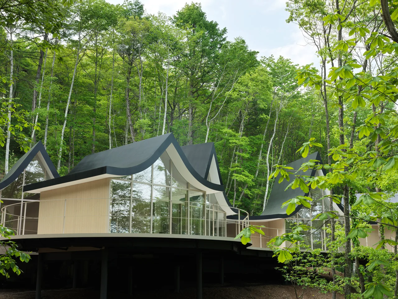 Karuizawa Nagano hand in hand house nendo nhat ban