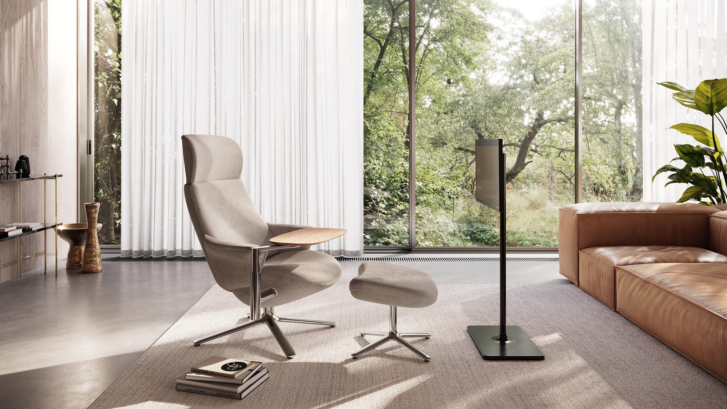 Humanscale Diffrient Lounge ghe banh armchair cong thai hoc do noi that