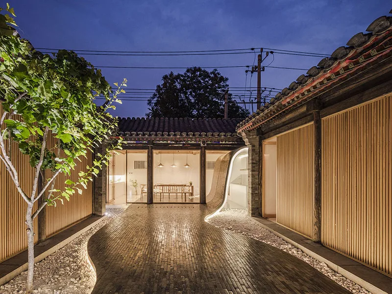 ARCHSTUDIO xoá nhoà giới hạn sân trong của Tứ Hợp Viện