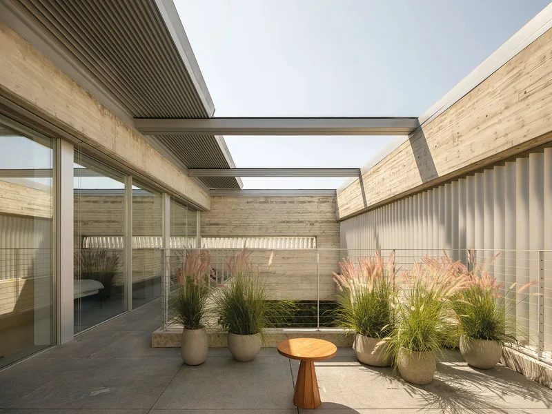 Biệt thự Brutalist ở Moshav Lachish - Lưu giữ nét thô mộc