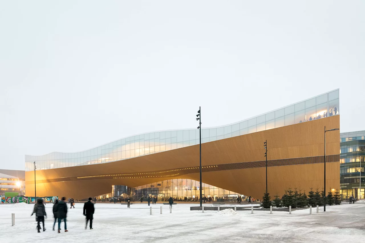thu vien hien dai kien truc Oodi Finland