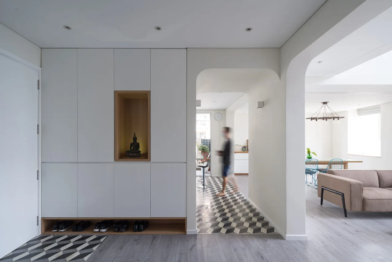 gach bong lat san nha dep viet nam the gioi Hanoi House Idee Architects