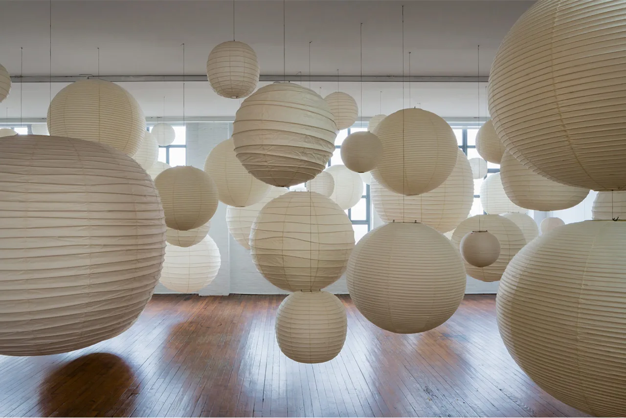 noguchi isamu akari trien lam dieu khac lantern