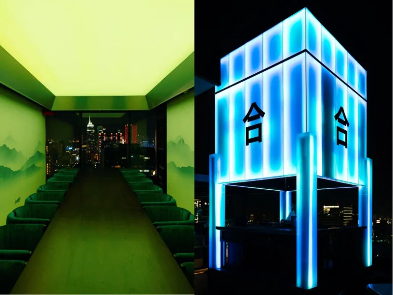 Nhà hàng DẠ và skybar HỢP - Đêm Trung Hoa huyền ảo - MARS Architects