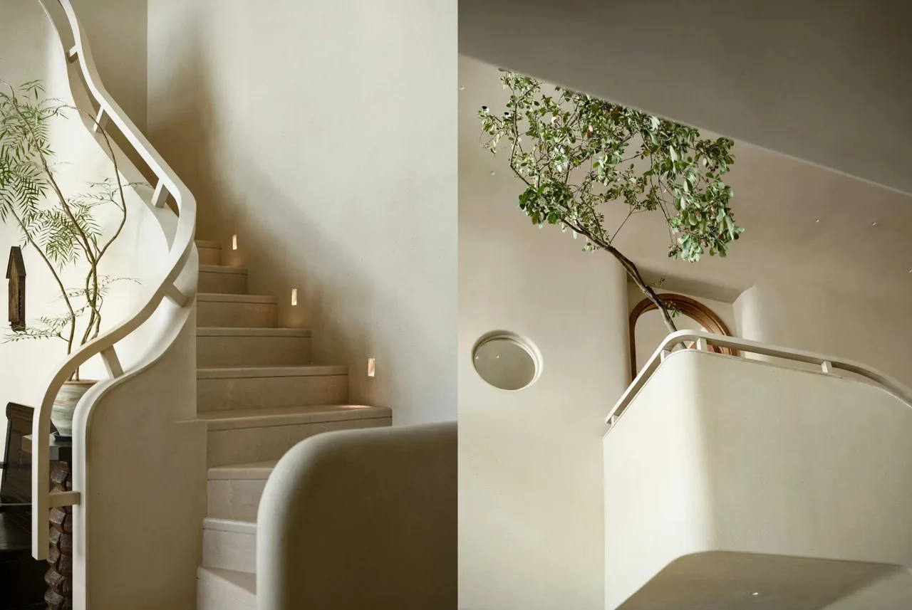 can ho duplex as wished Jade Simple Design kien truc cau thang thach cao