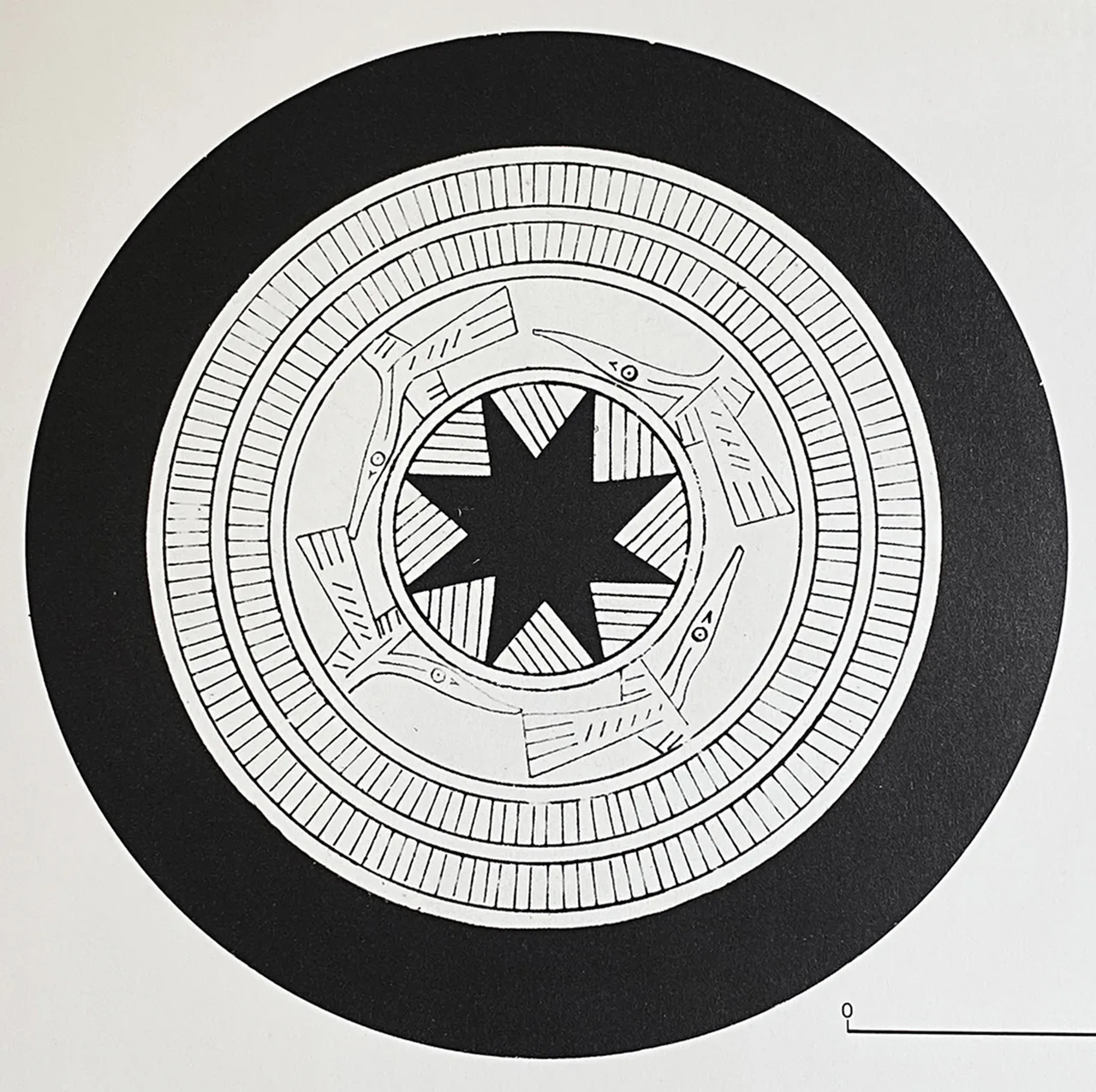 Bronze drum hoa van