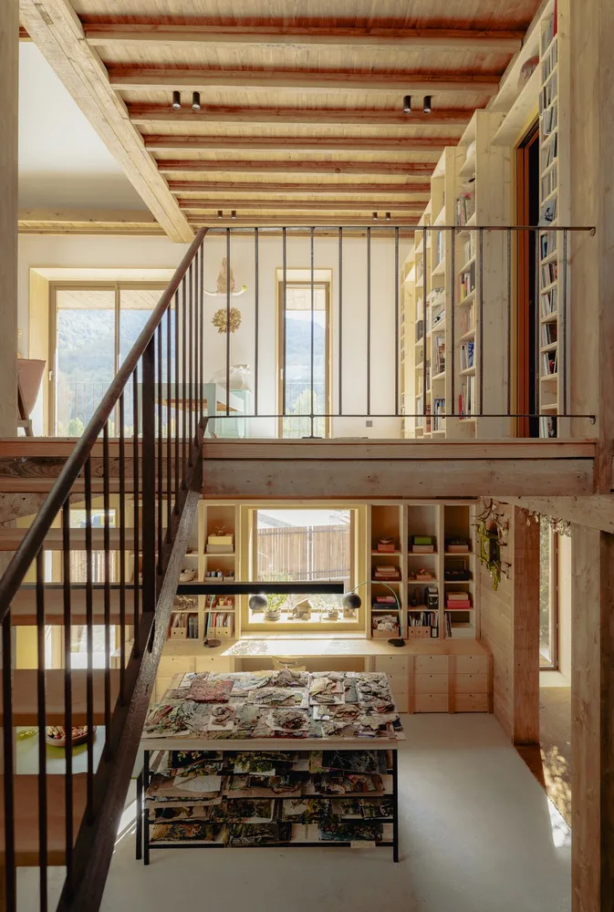 nha go Laruns Pyrenees Mesnil Architectures
