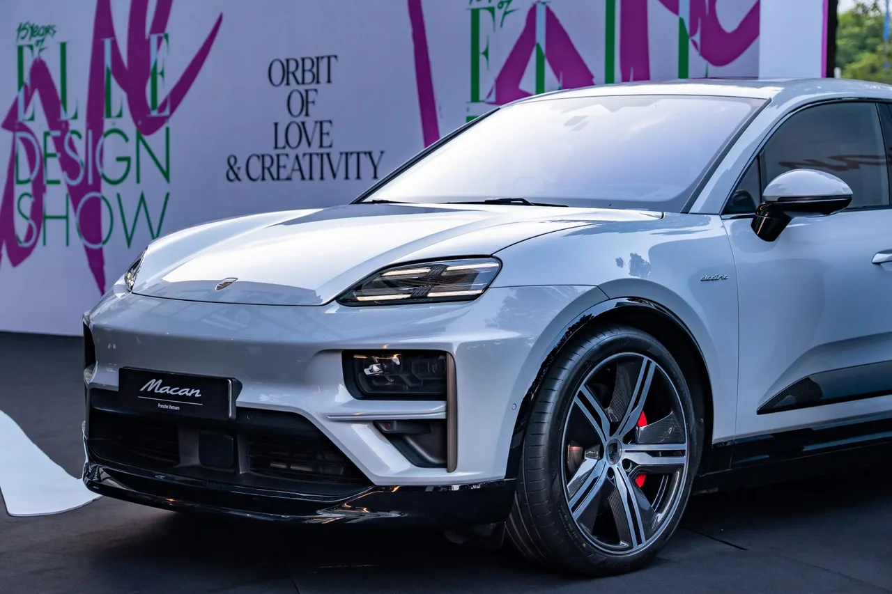 porsche macan elle design show 2025 tham do
