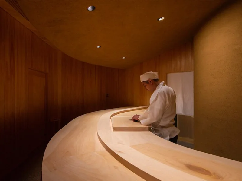 Nhà hàng sushi gói gọn trong 19 mét vuông
