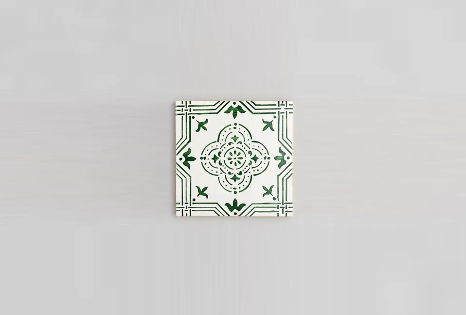gạch bông everette and blue elledecoration vietnam inspiration-verde 2