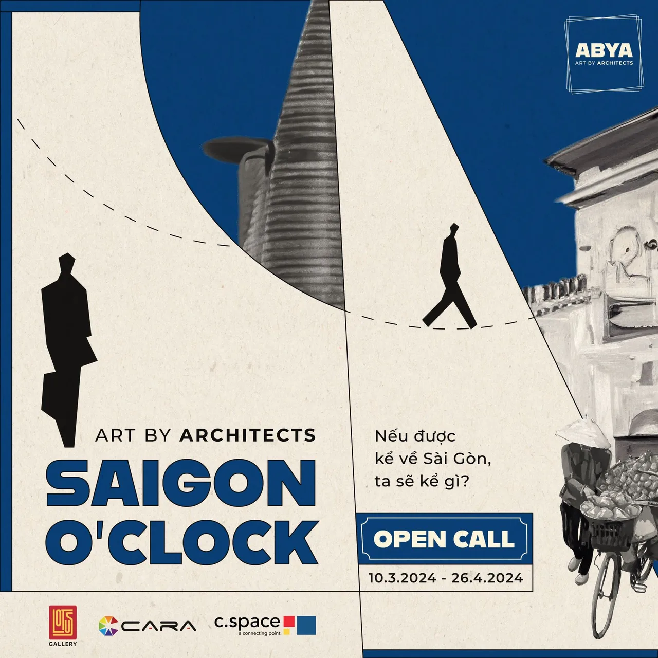 trien lam poster art by architects