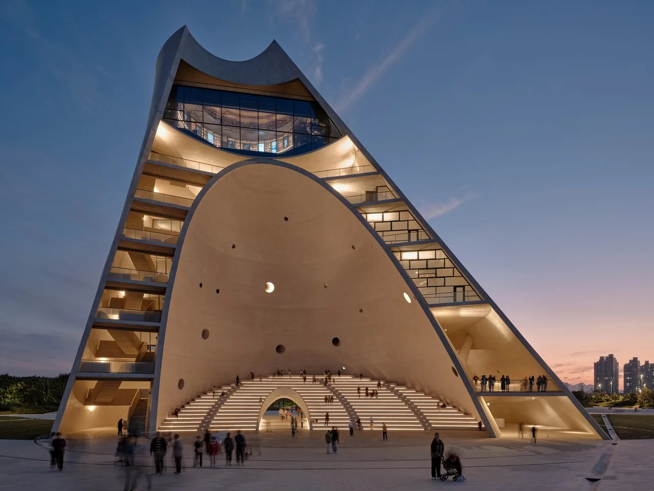 quang truong mat troi OPEN Architecture YEDA Yantai Phenomena Space