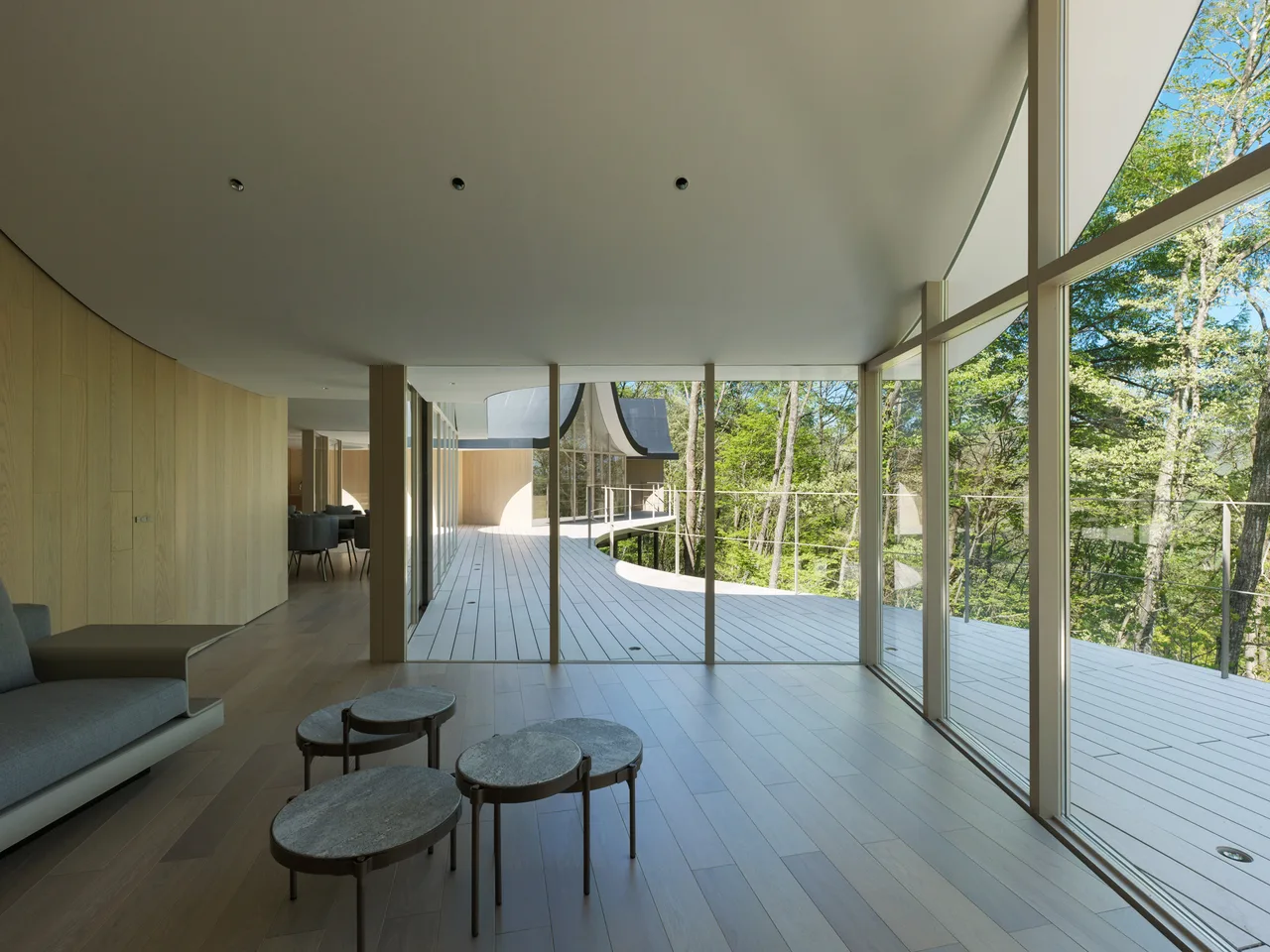 Karuizawa Nagano nha nghi duong hand in hand house nendo nhat ban