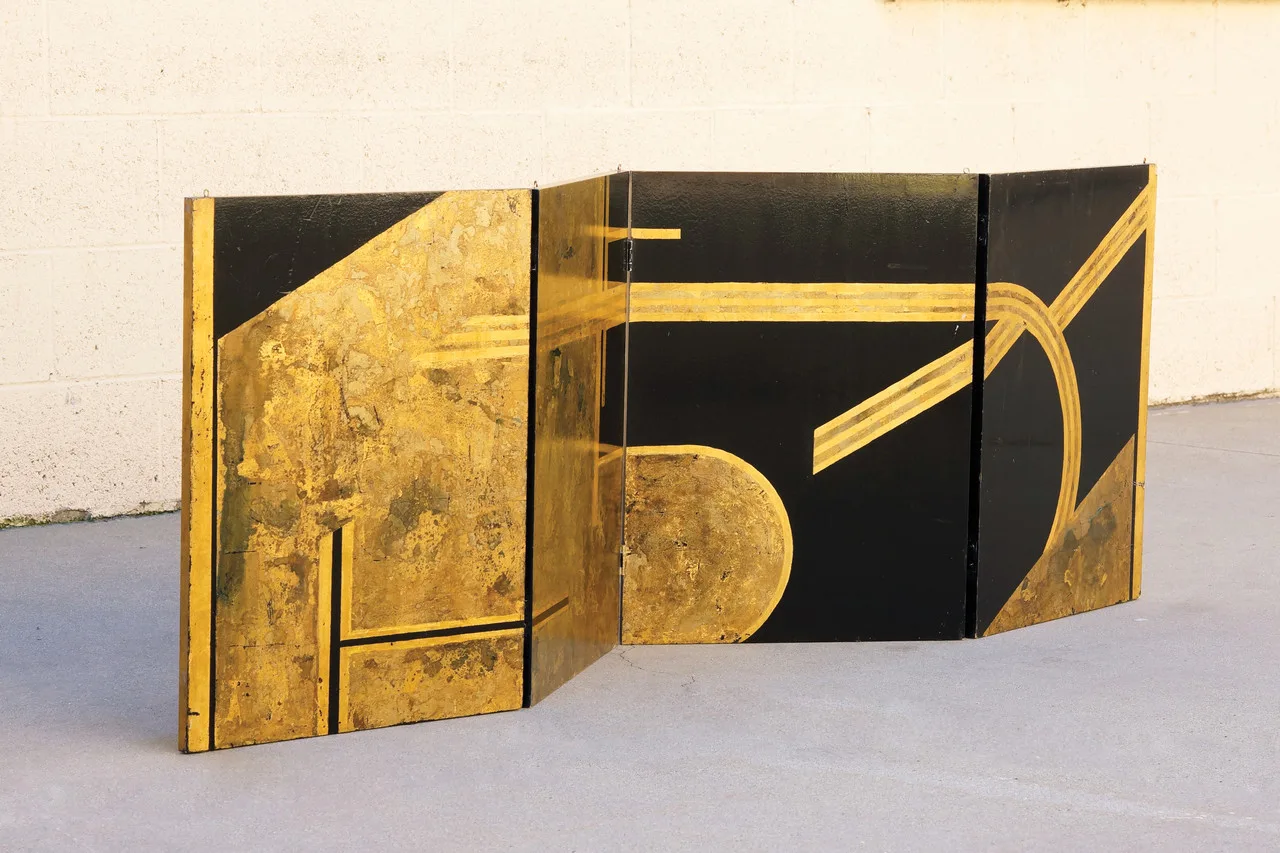 lich su folding screen history paravent