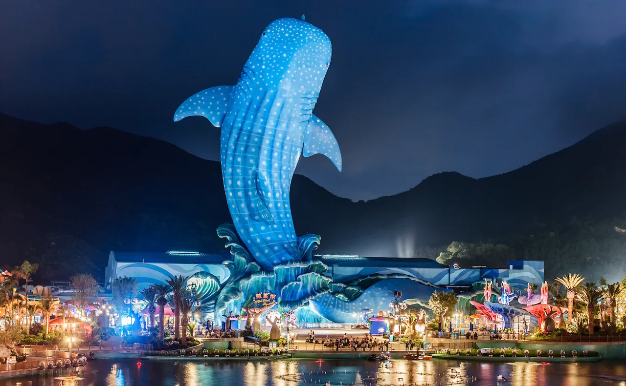 Chimelong Ocean Kingdom thuy cung du lich