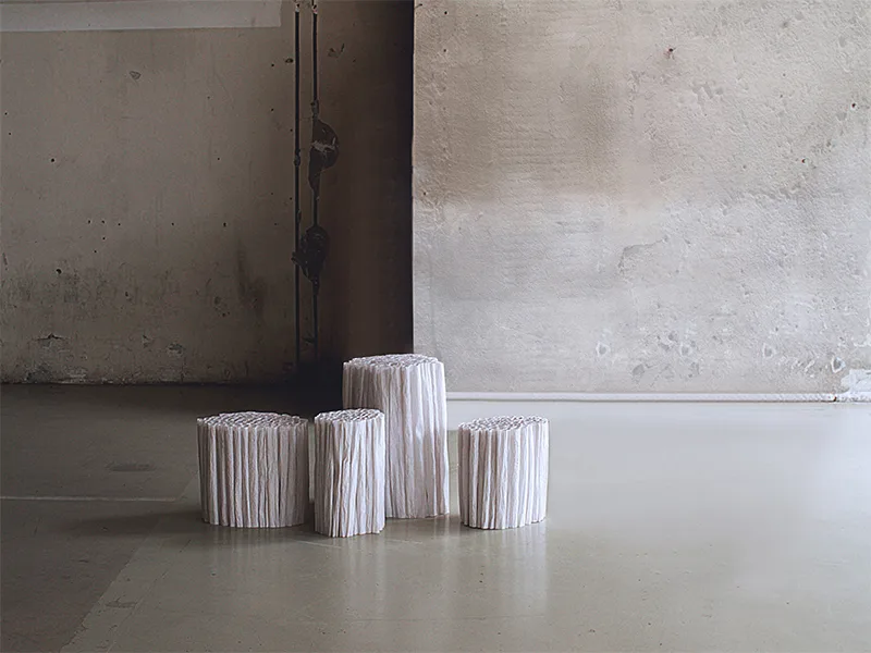 Paper Pleats - Nội thất bằng giấy scan