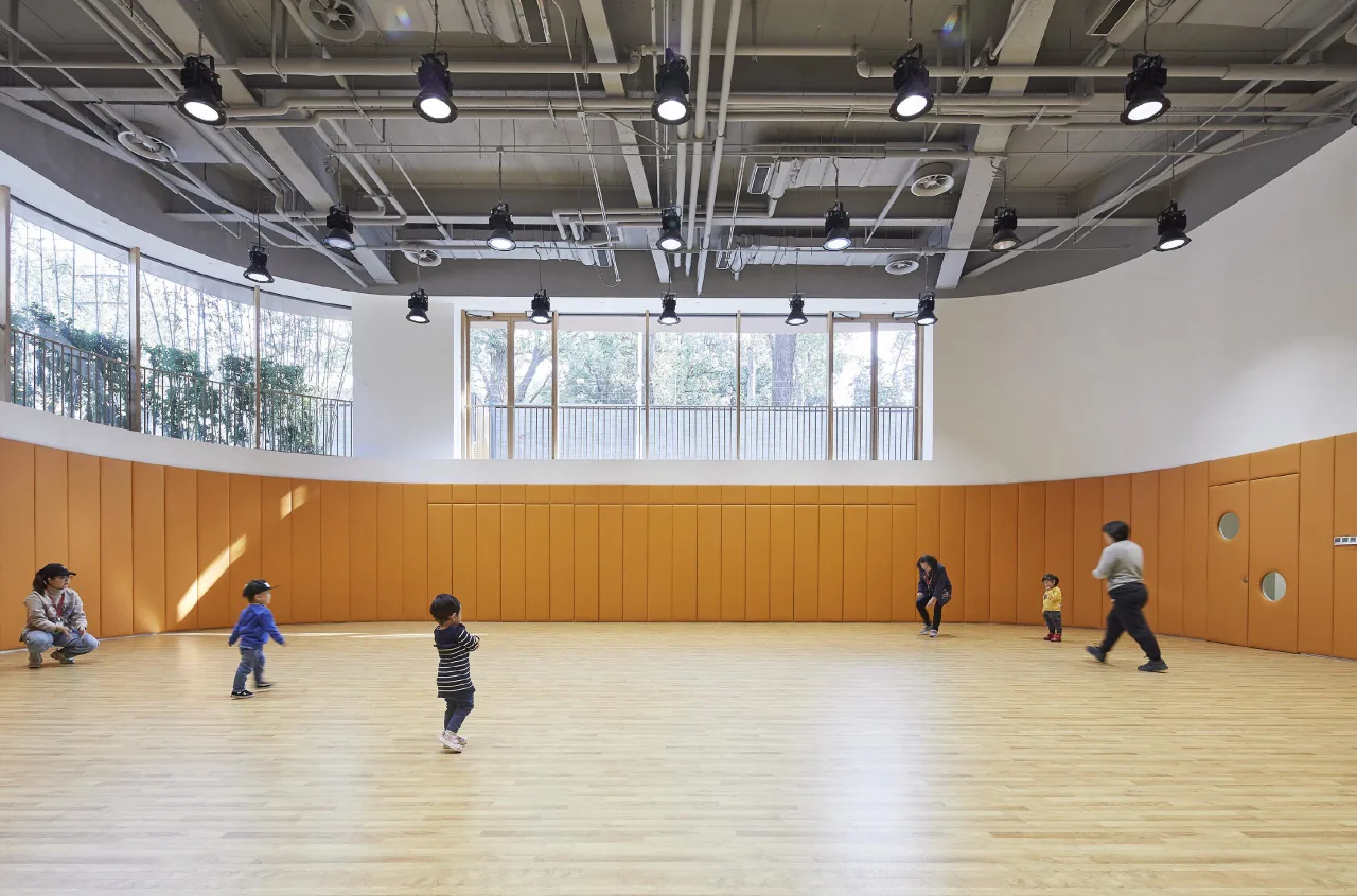 san choi nha thi dau yuecheng courtyard kindergarten kien truc co dien trung hoa