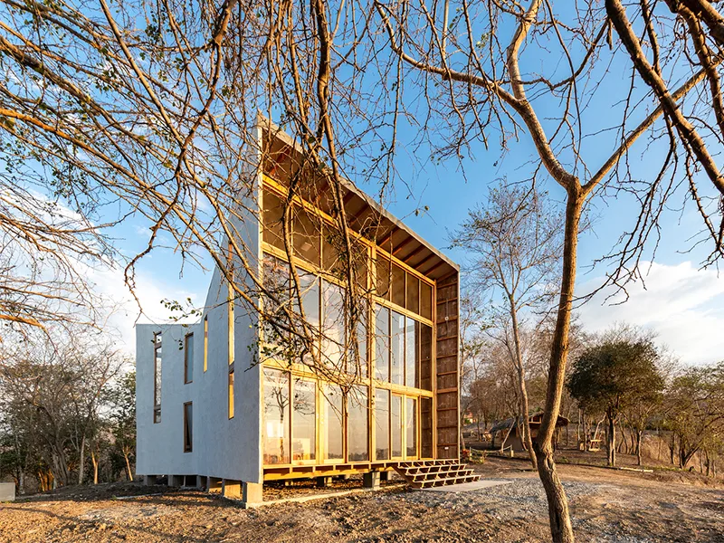 Don Juan House - Nhà "thắt eo" mộc mạc