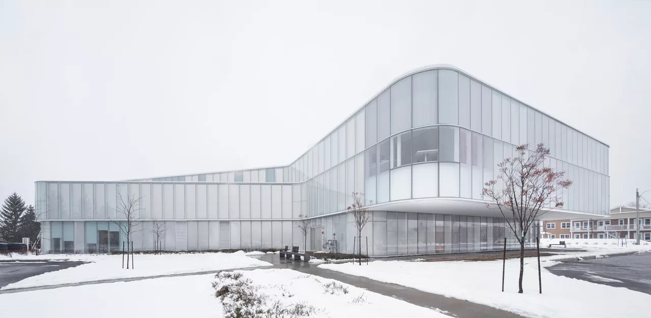 thu vien hien dai kien truc Drummondville Public Library Canada