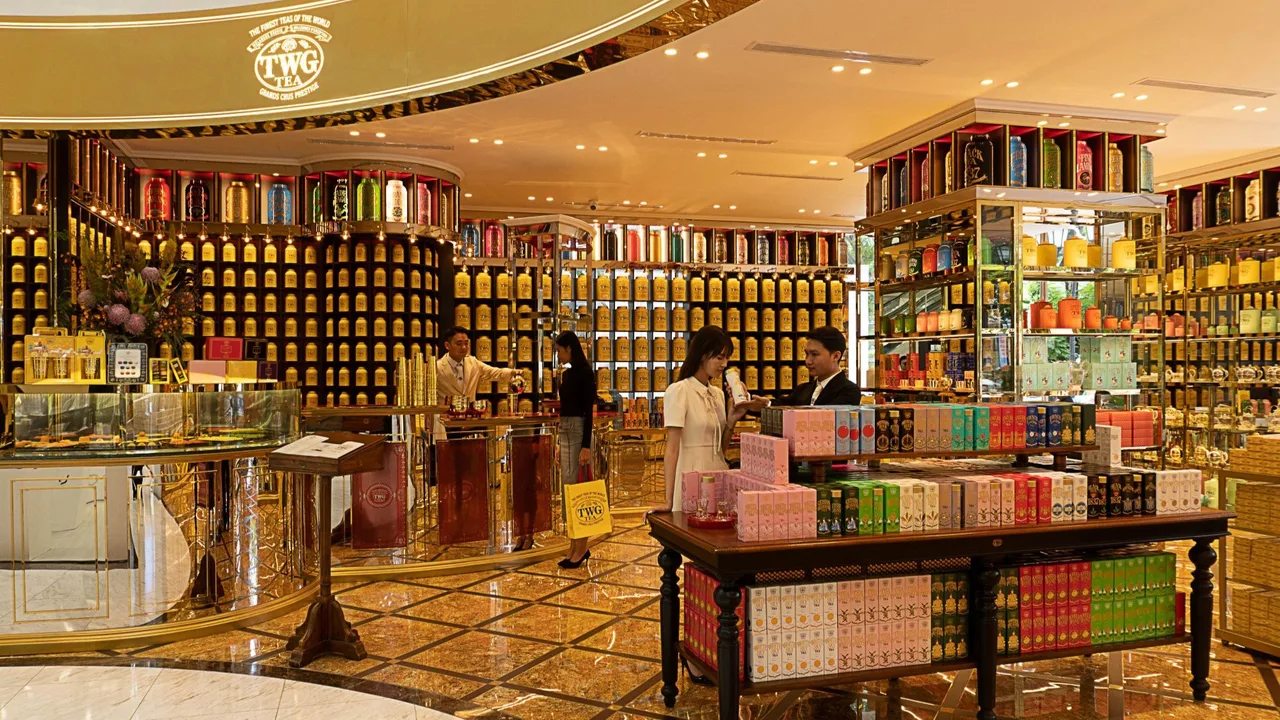 twg tea cua hang flagship diamond plaza